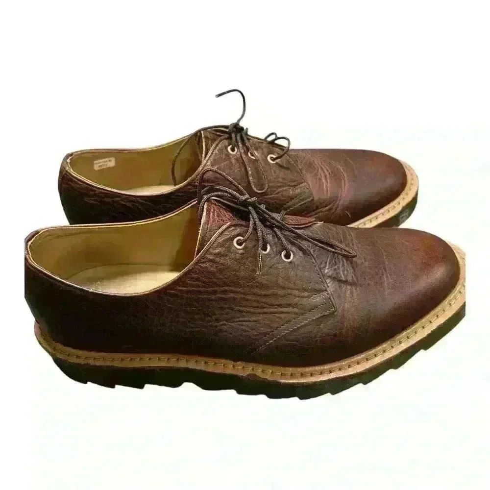 Dr Martens 1461 Ripple Dark Tan - Abandon Men Shoes size 9 USA/ 8 UK